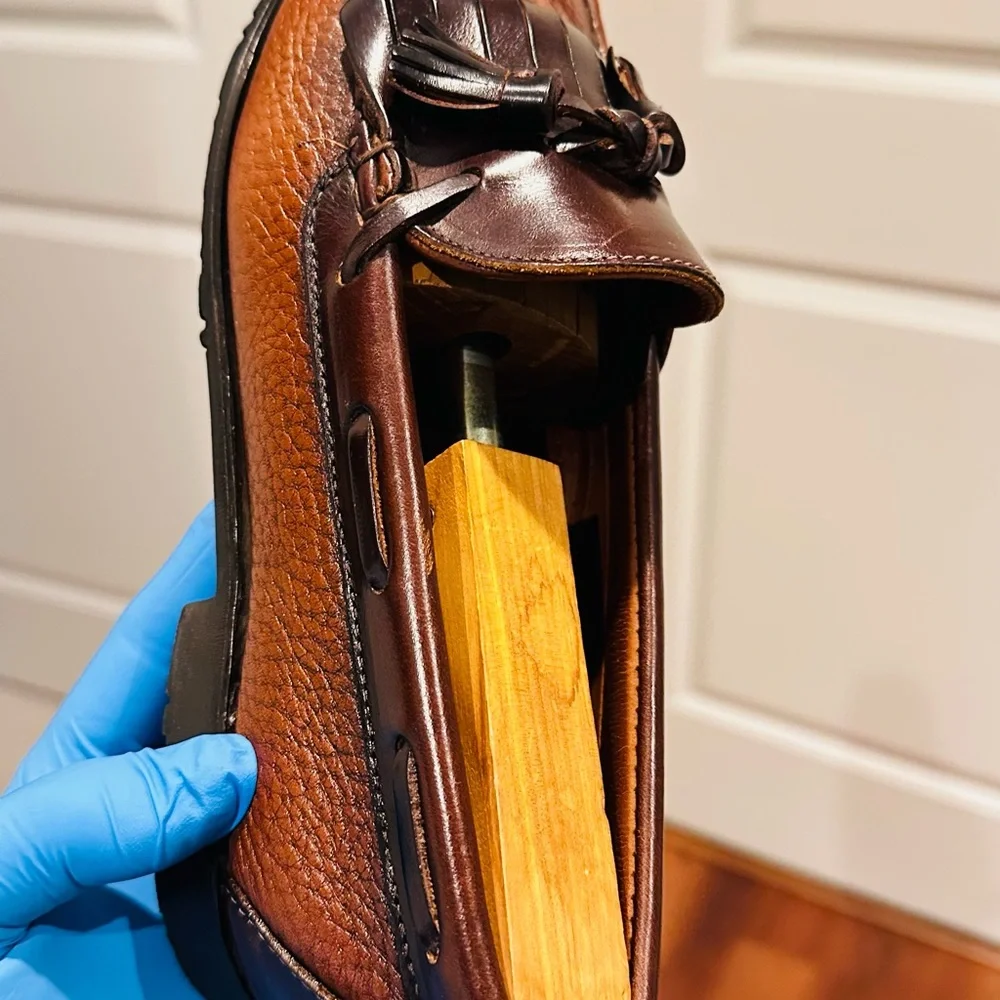Allen Edmonds Nashua Tassel Pebble Leather Loafer.